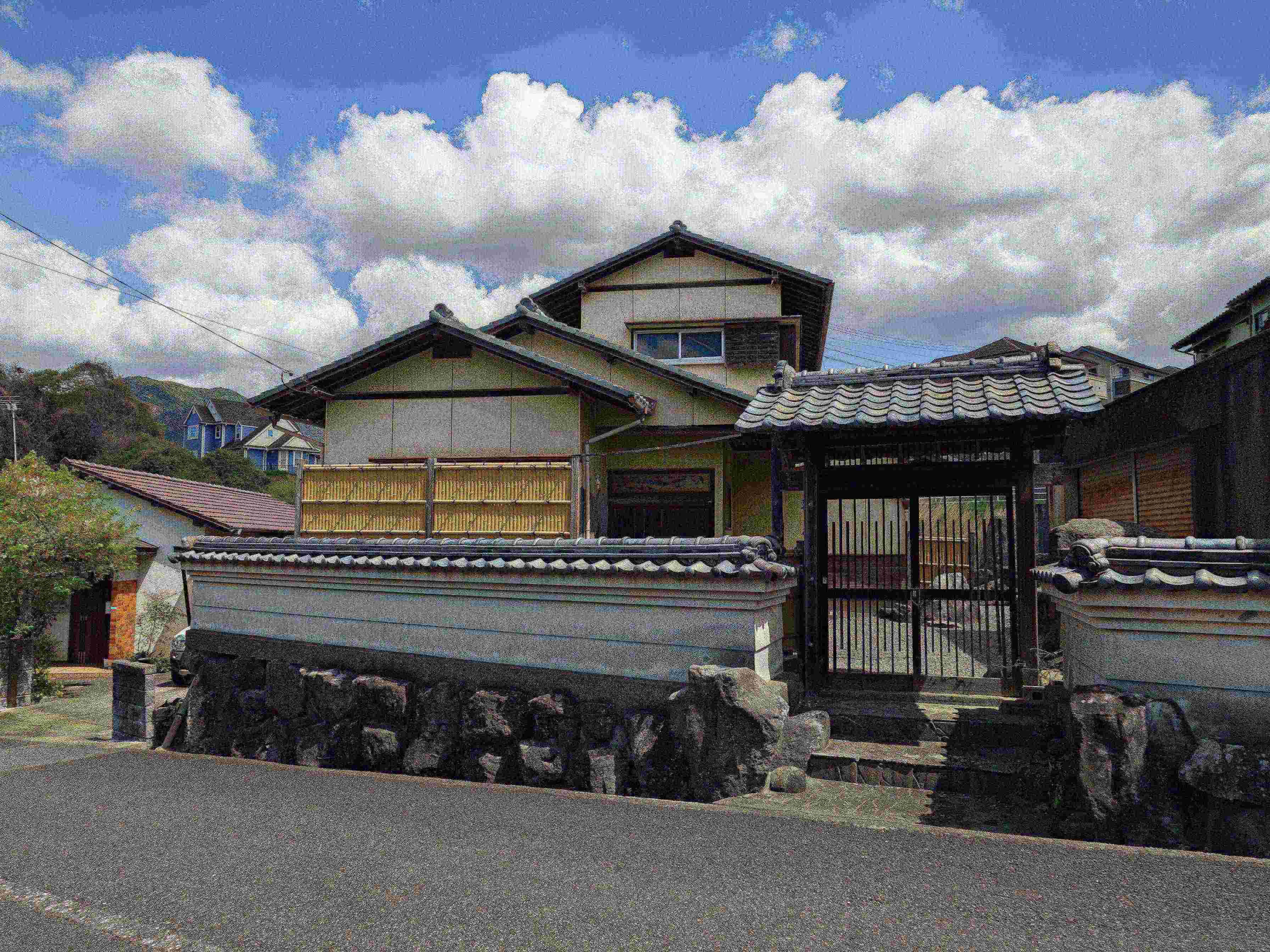 大字感田土地 現地写真（前面道路含む現地写真）