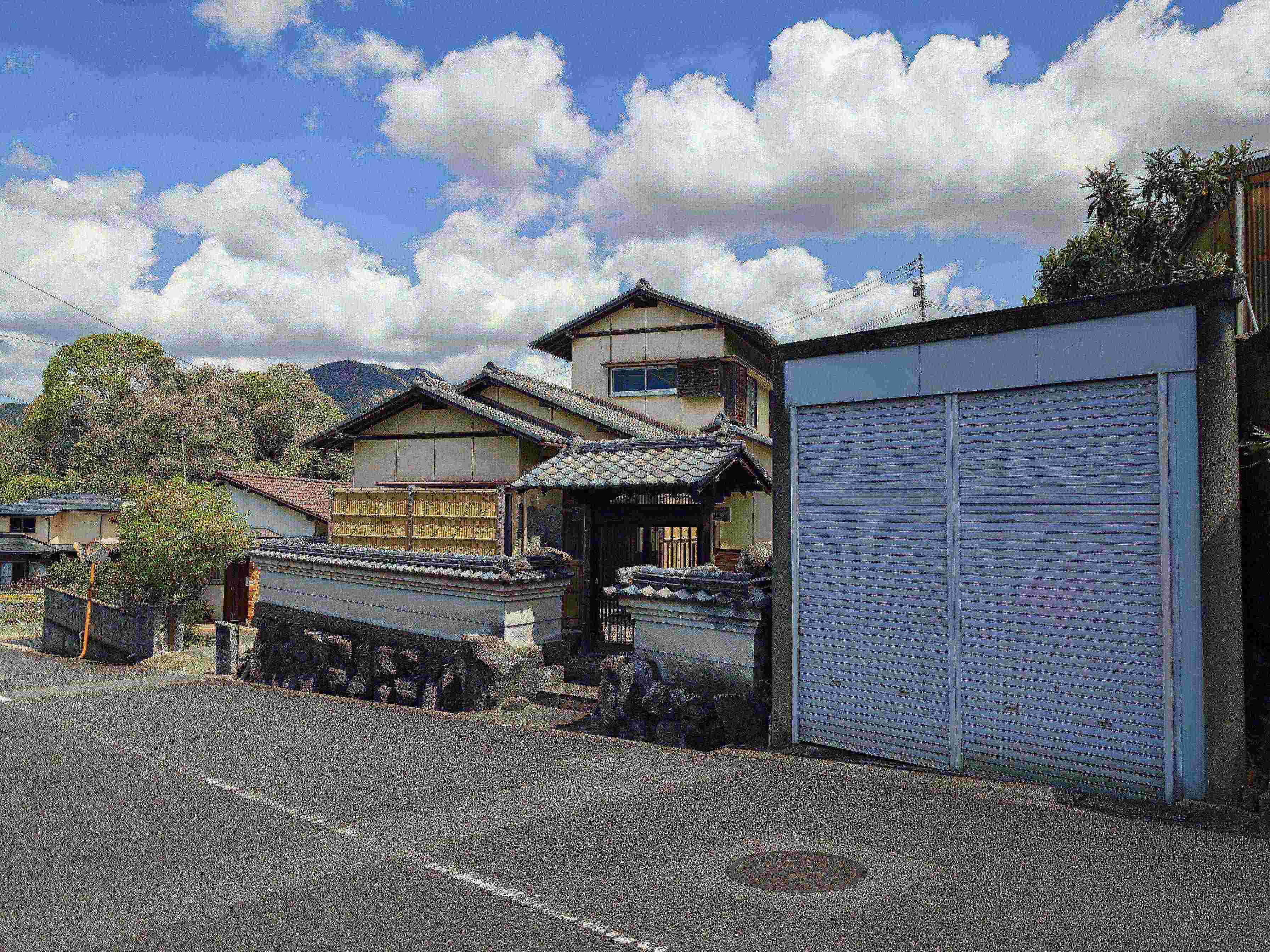 大字感田土地 現地写真（前面道路含む現地写真）