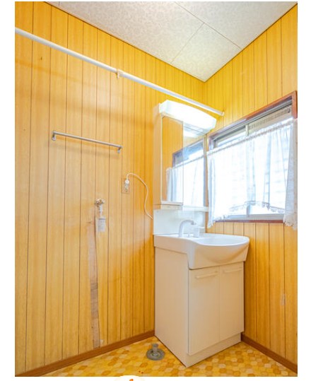 鍋山町戸建 内観写真（洗面台・洗面所）