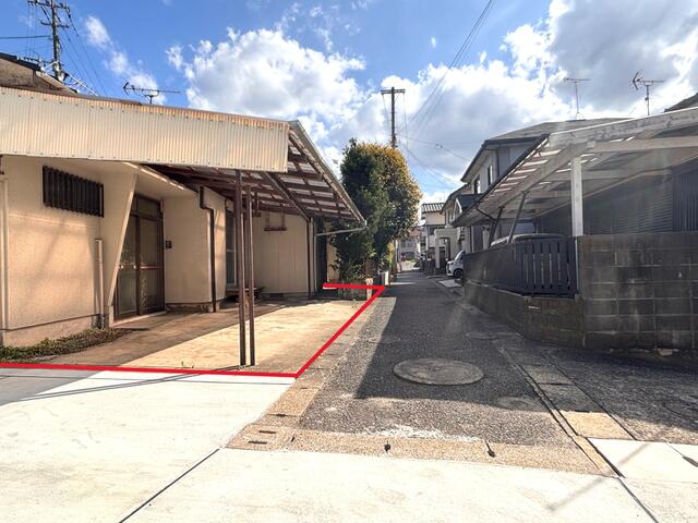 若園四丁目土地 現地写真（前面道路含む現地写真）