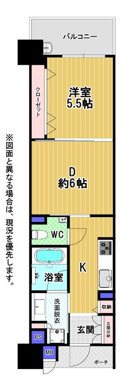 ブライトクロス博多　SOUTH 間取図・土地図