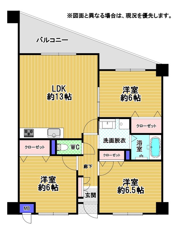 グランドパレス守恒Ⅱ 間取図・土地図