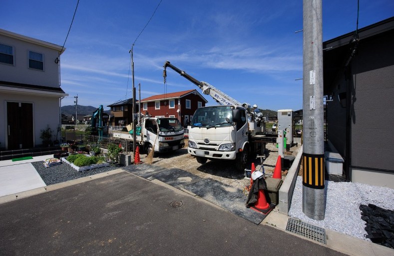 大橋一丁目新築戸建7号地 現地写真（前面道路含む現地写真）