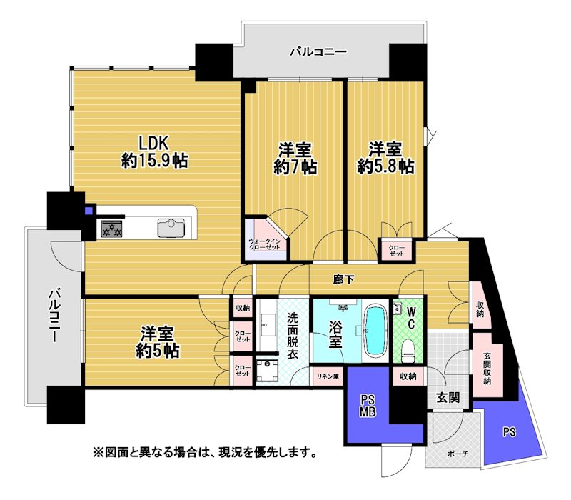 照葉ザ・タワー 間取図・土地図