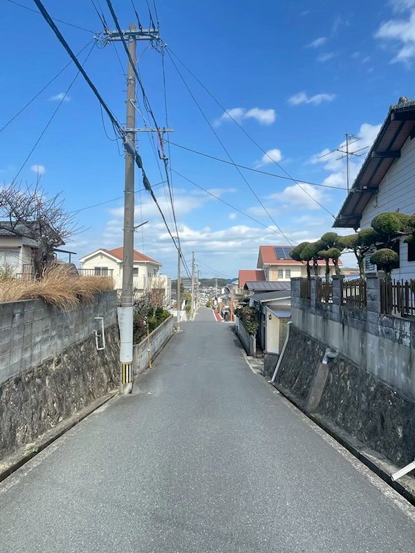 東松原三丁目9番土地 現地写真（前面道路含む現地写真）