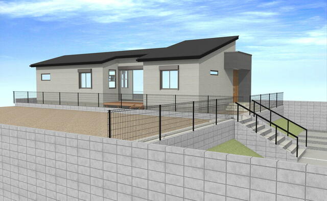 日の里四丁目新築戸建1号地 完成予想図（外観）