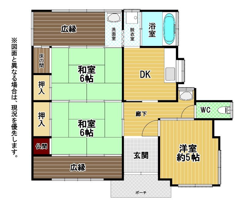篠崎二丁目戸建 間取図・土地図