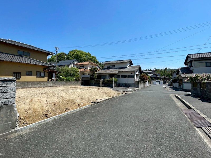 朽網東六丁目新築戸建1号棟　1期 現地写真（前面道路含む現地写真）