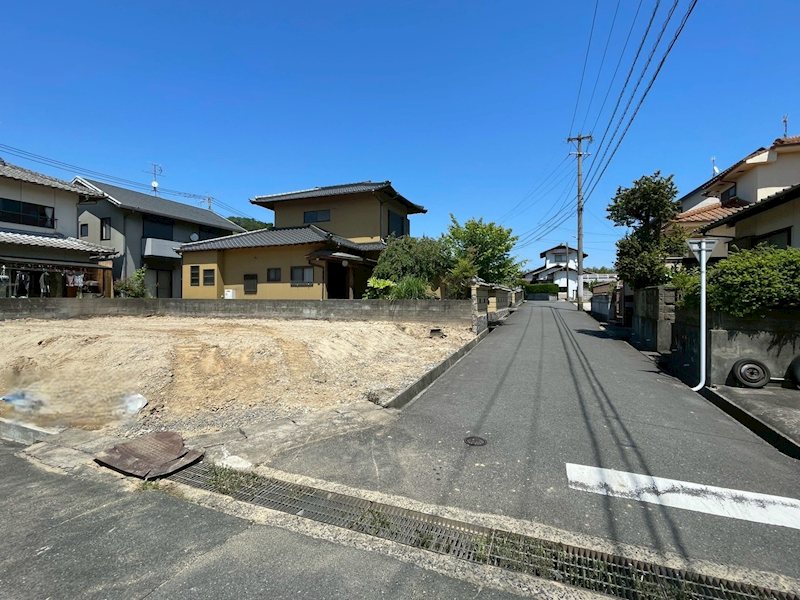 朽網東六丁目新築戸建1号棟　1期 現地写真（前面道路含む現地写真）