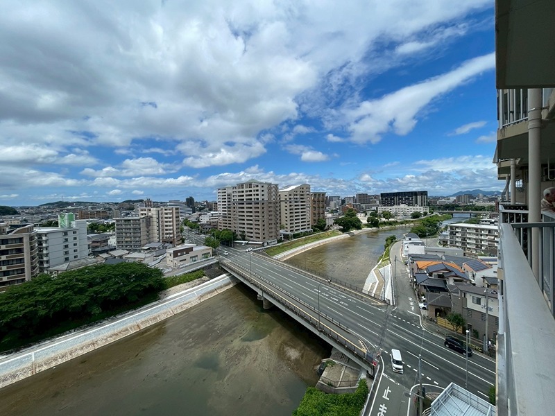 日商岩井リバーサイドマンションB棟 眺望写真