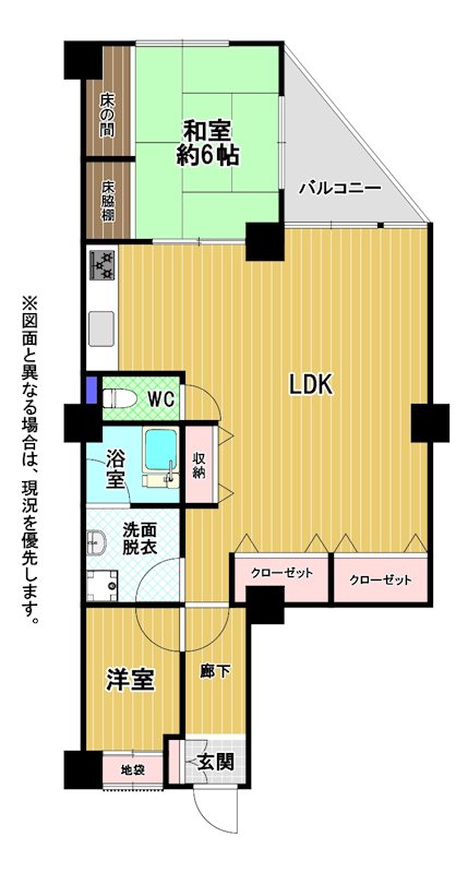 カーサ三萩野 間取図・土地図