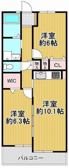 グローバル洛西口 間取り図