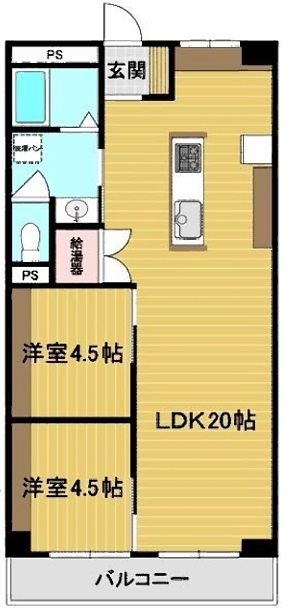 桂ガーデンハイツ 間取り図