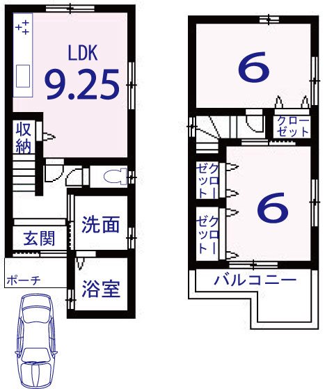 川島権田町 間取り図