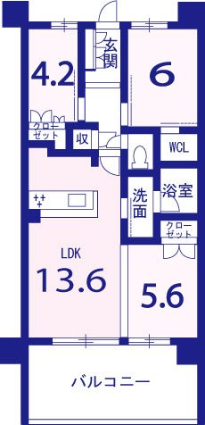 イニシア桂大橋 間取り図