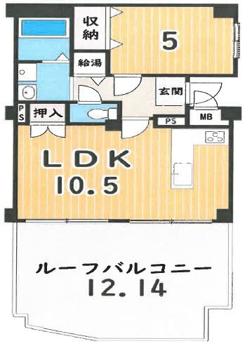 マンハイム桂 間取り図