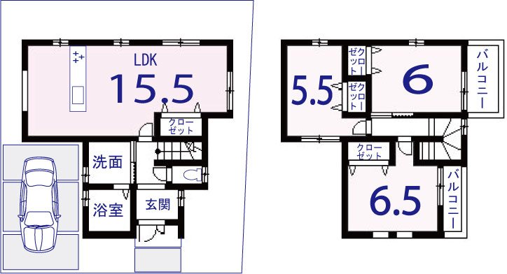上桂今井町 間取り図