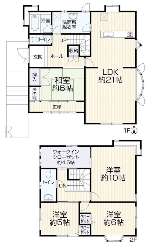 大枝北沓掛町3丁目 間取り図