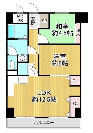 桂ガーデンハイツ 間取り図