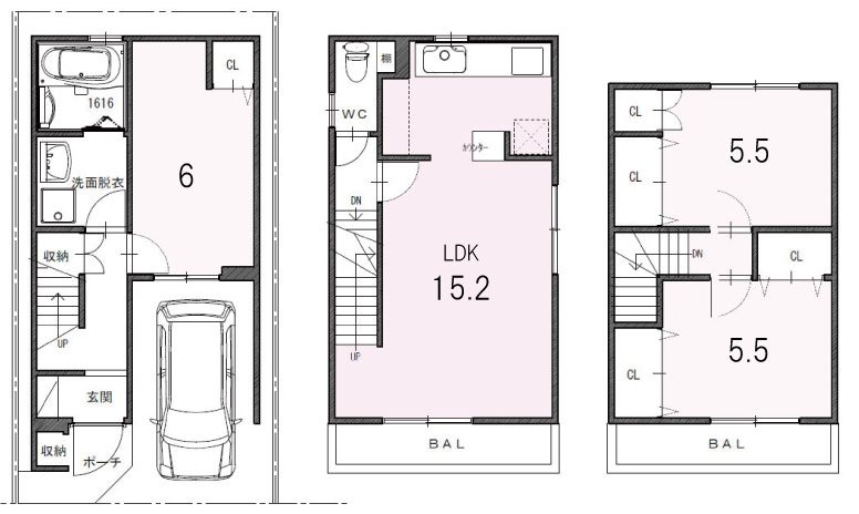 【リベルテ・ヴィルJR桂川駅　限定1区画】 間取り図