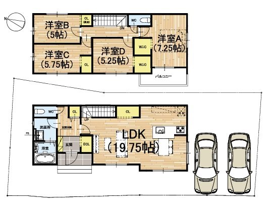 嵐山東海道町2期1号地 外観写真