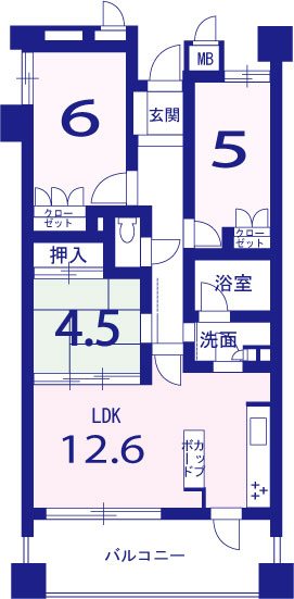 ネバーランド桂 間取り図