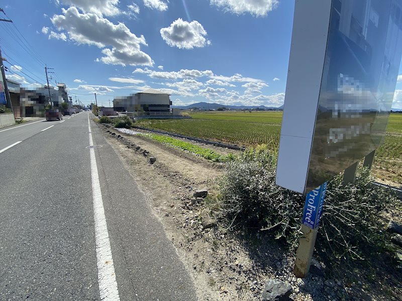 近江八幡市八木町　建築条件なし　売土地 現地写真