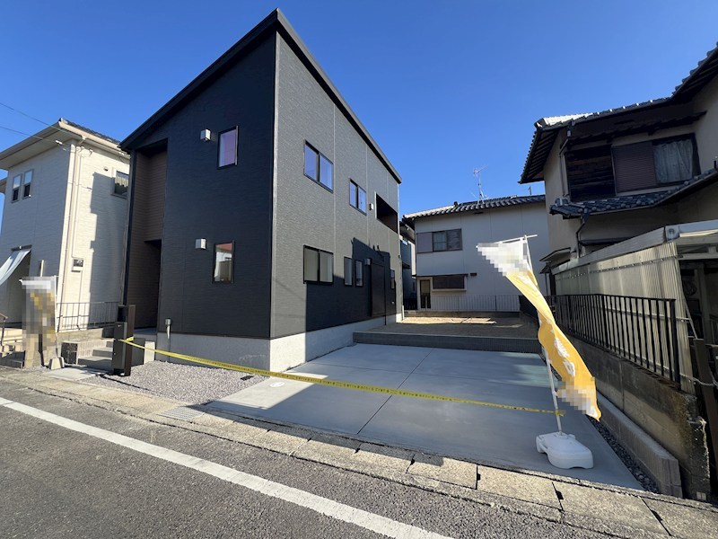 栗東市小平井　アイランドキッチンの新築一戸建て 現地写真