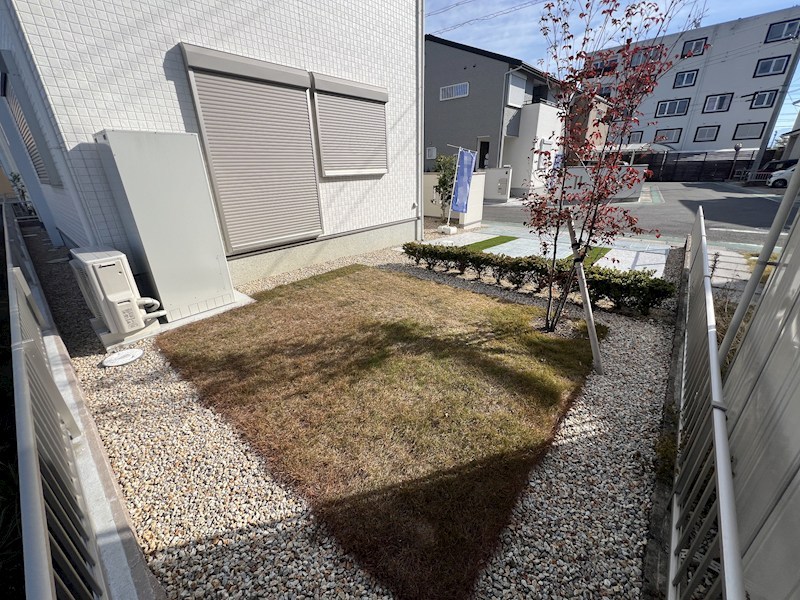 木川町 築後未入居戸建 【6号地】 現地写真（庭）
