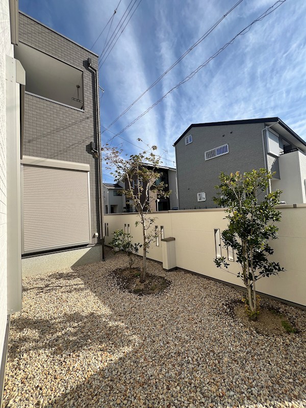 木川町 築後未入居戸建 【6号地】 現地写真（庭）