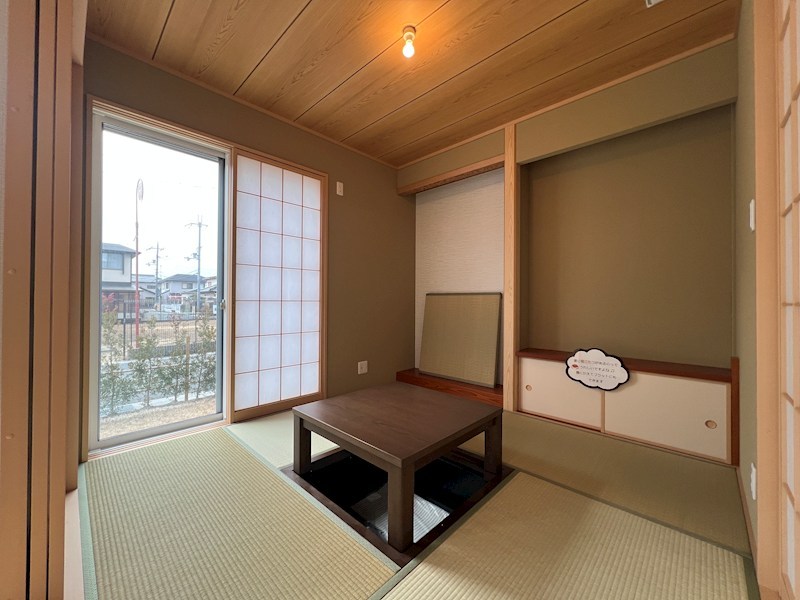 守山市川田町　築後未入居のZEH住宅（D-1号地） 内観写真（リビング以外の居室）