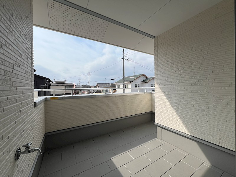 守山市川田町　築後未入居のZEH住宅（D-1号地） 現地写真（バルコニー）