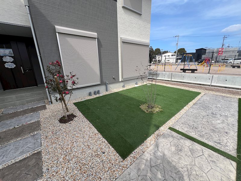 守山市小島町 築後未入居戸建 現地写真（庭）