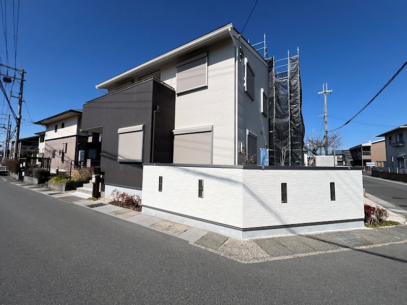 守山市播磨田町　新築戸建 現地写真（前面道路含む現地写真）