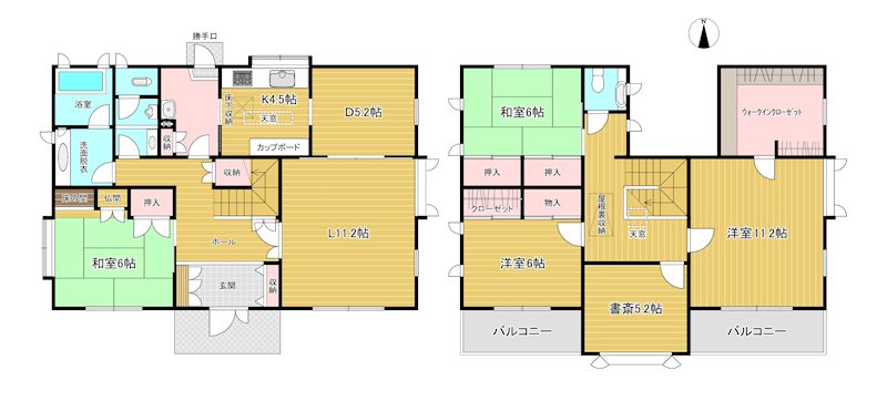 湖南市菩提寺西3丁目　中古戸建 間取図・土地図