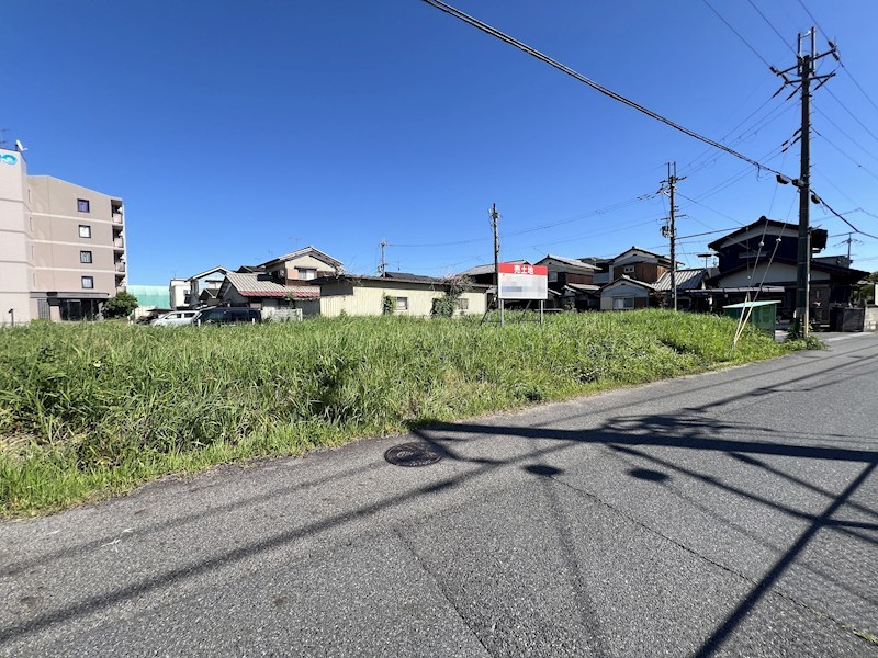 守山市伊勢町　建築条件なし土地 現地写真