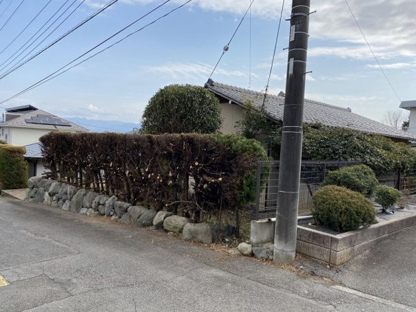 甲斐市龍地　土地 現地写真