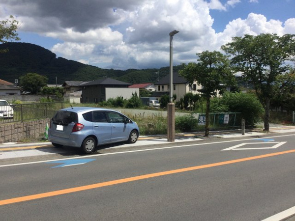 甲府市大手1丁目　売地 現地写真（前面道路含む現地写真）