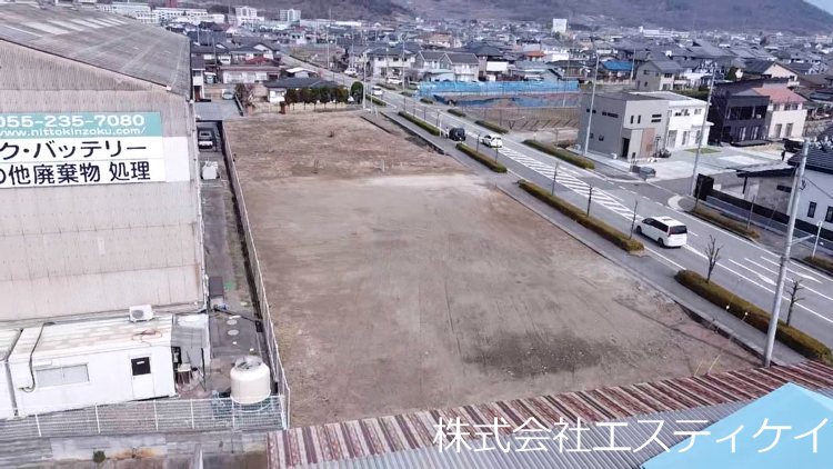 甲府市国玉町　土地 現地写真