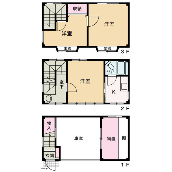 中央市山之神　中古 間取図・土地図