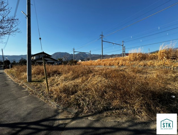 山梨市万力　土地 現地写真