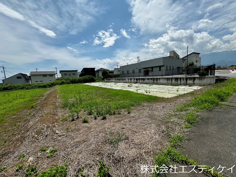 甲斐市団子新居　土地 現地写真