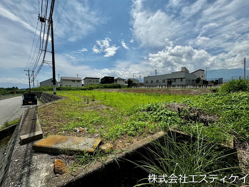 甲斐市団子新居　土地 現地写真