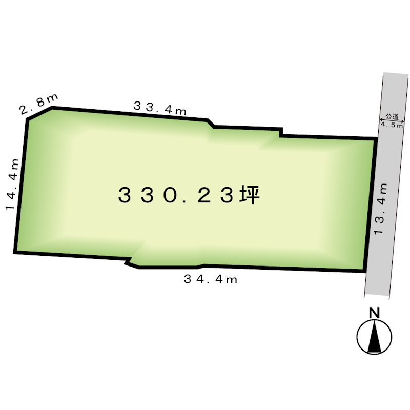 山梨県南アルプス市加賀美 区画図