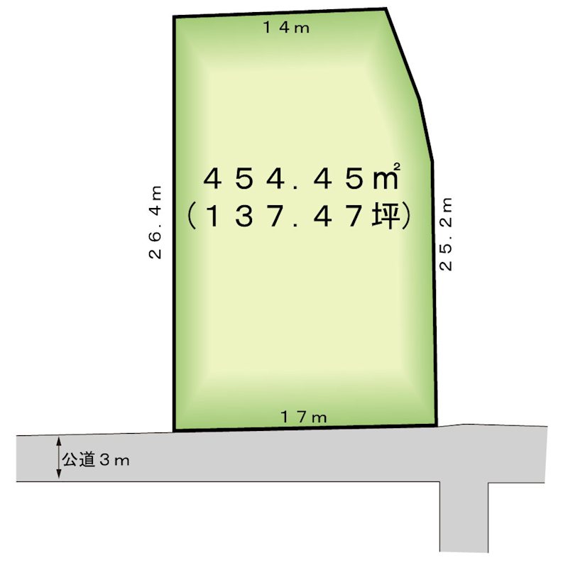 石和町松本　土地 間取図・土地図