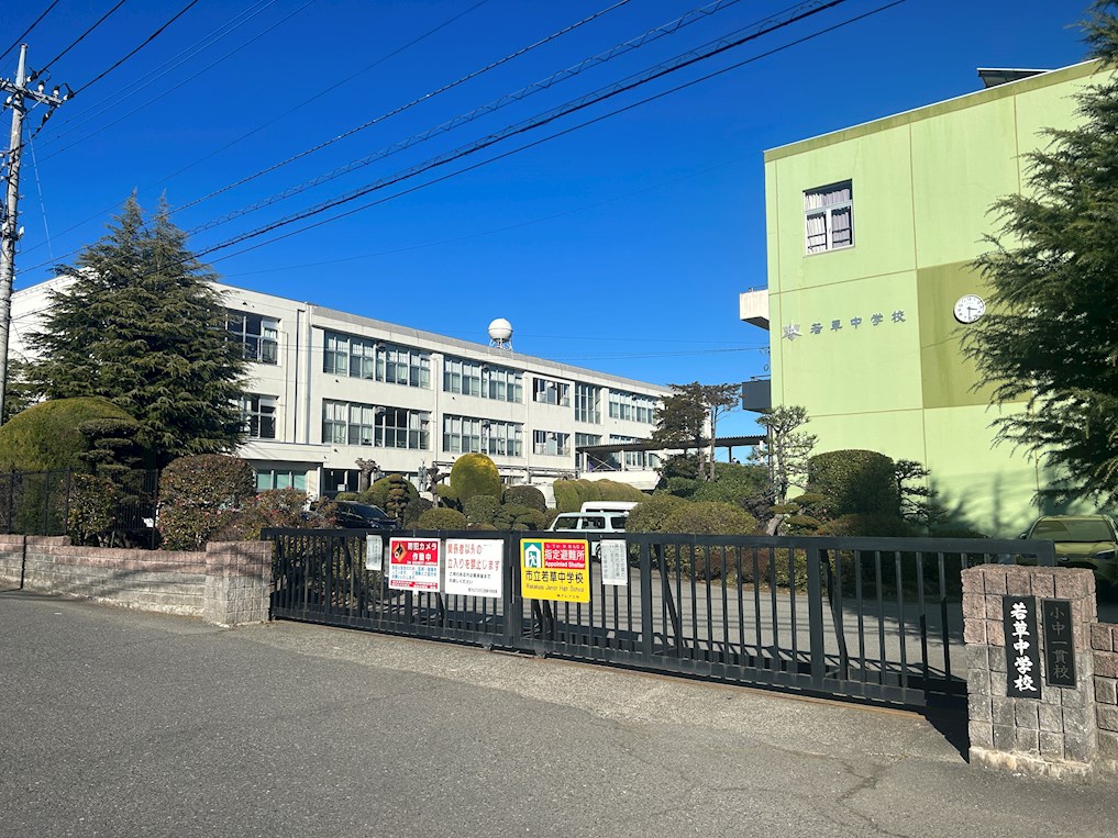 南アルプス市藤田５区画分譲地　区画No1 中学校