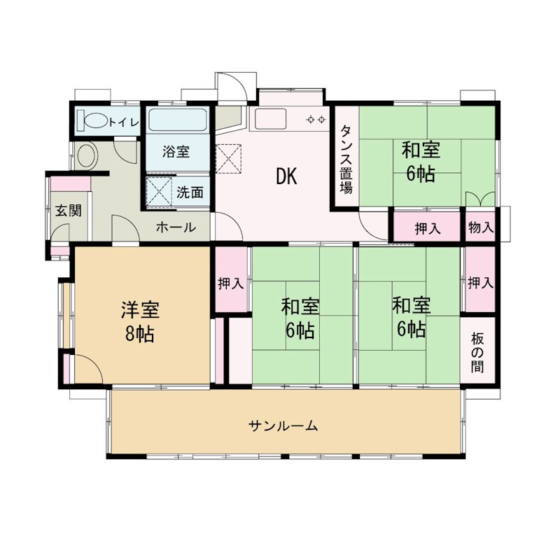 中央市上三條　中古 間取図・土地図