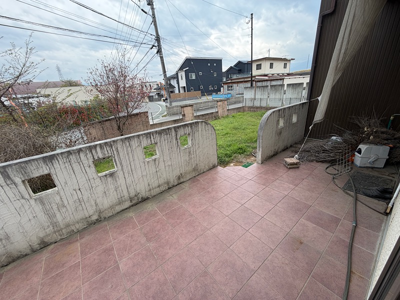 甲斐市西八幡　中古 現地写真（庭）