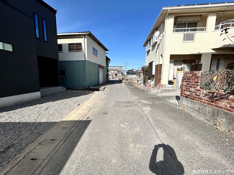 甲府市大里町新築建売住宅「TYPE-S」 現地写真（前面道路含む現地写真）
