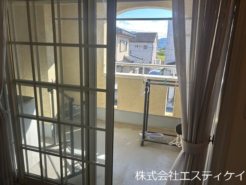 南アルプス市藤田　中古 現地写真（バルコニー）
